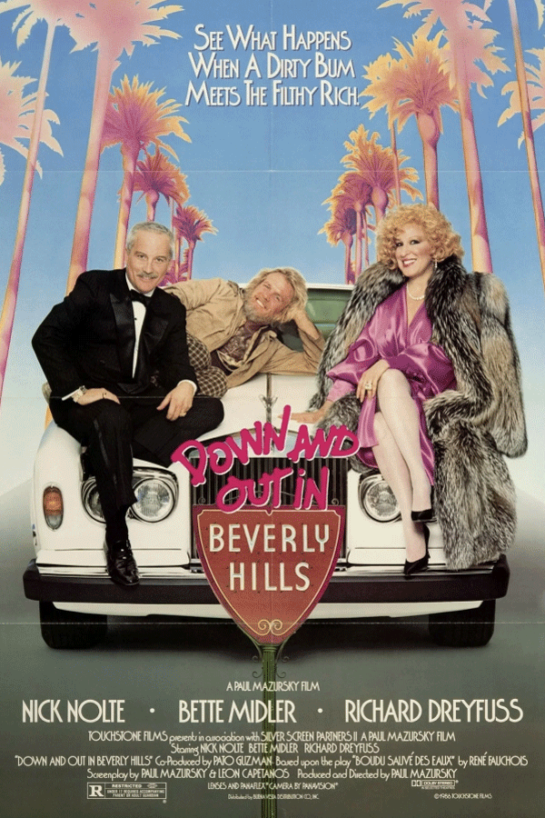 Down and Out in Beverly Hills (1986) Um Vagabundo na Alta Roda